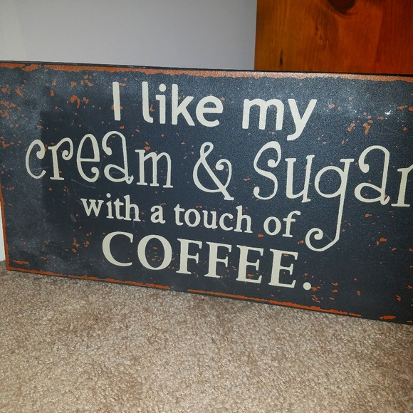 Unlisted Other - Cute "I Love My Coffee" Decorative Sign